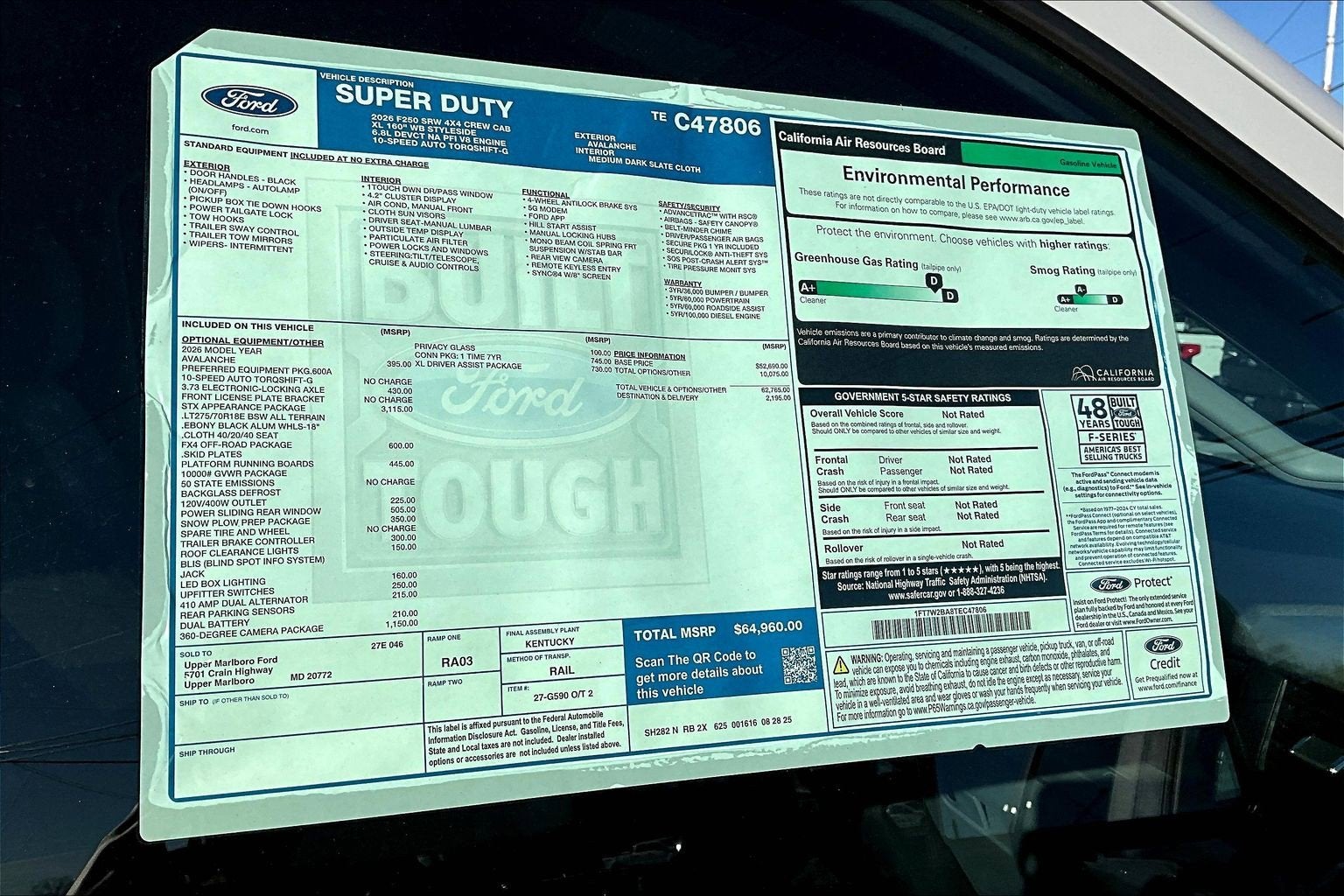 2026 Ford Super Duty F-250 SRW XL