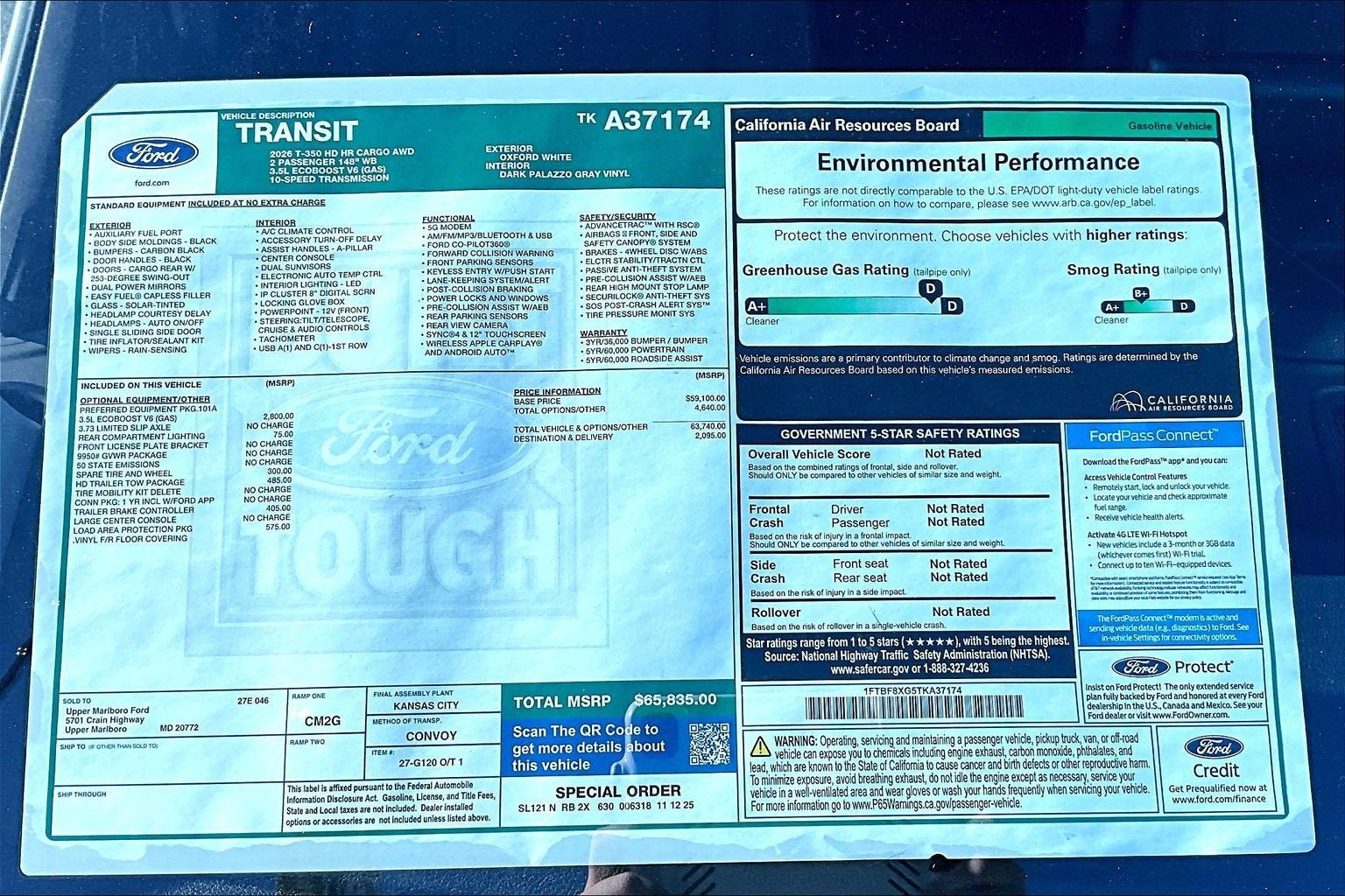 2026 Ford Transit Cargo Van Cargo Van