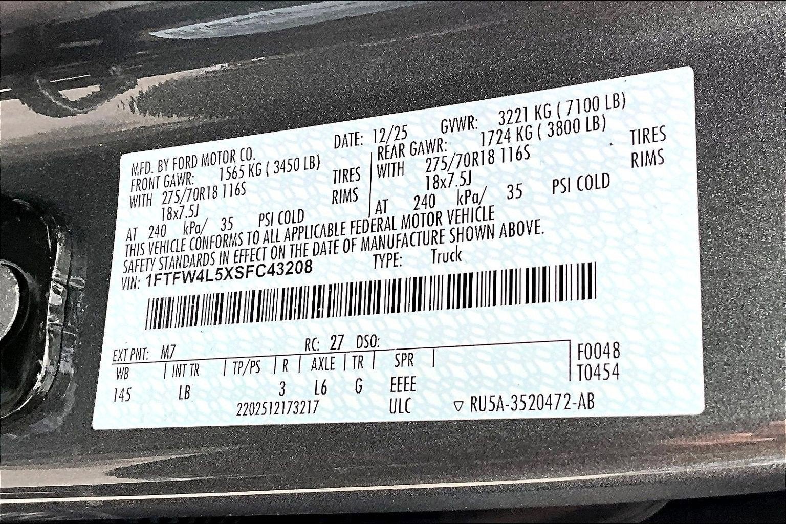 2025 Ford F-150 Tremor