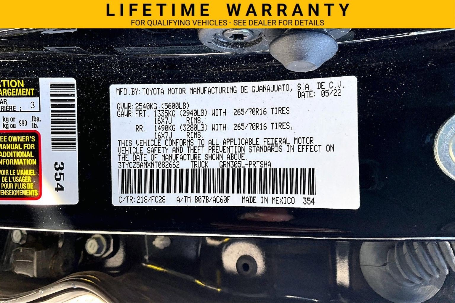 2022 Toyota Tacoma 4WD SR