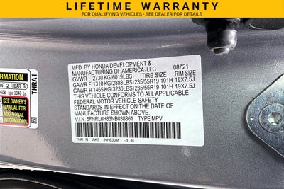 2022 Honda Odyssey Touring