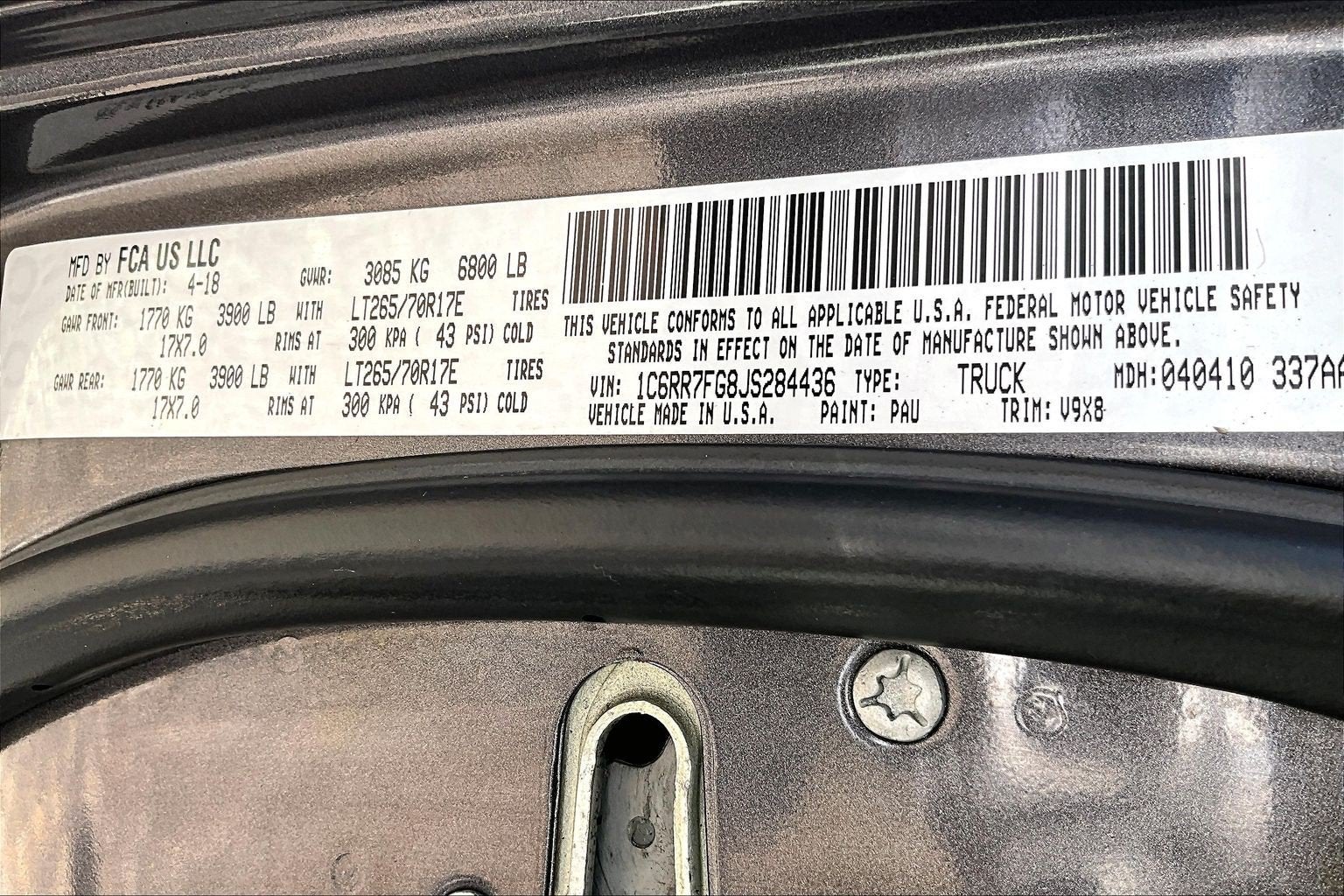 2018 RAM 1500 Tradesman