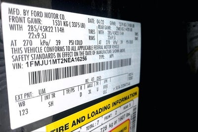 2022 Ford Expedition Platinum