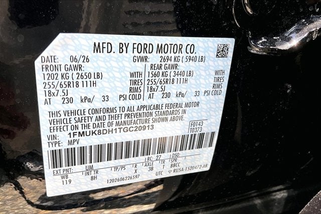 2026 Ford Explorer Active w/100A Pkg