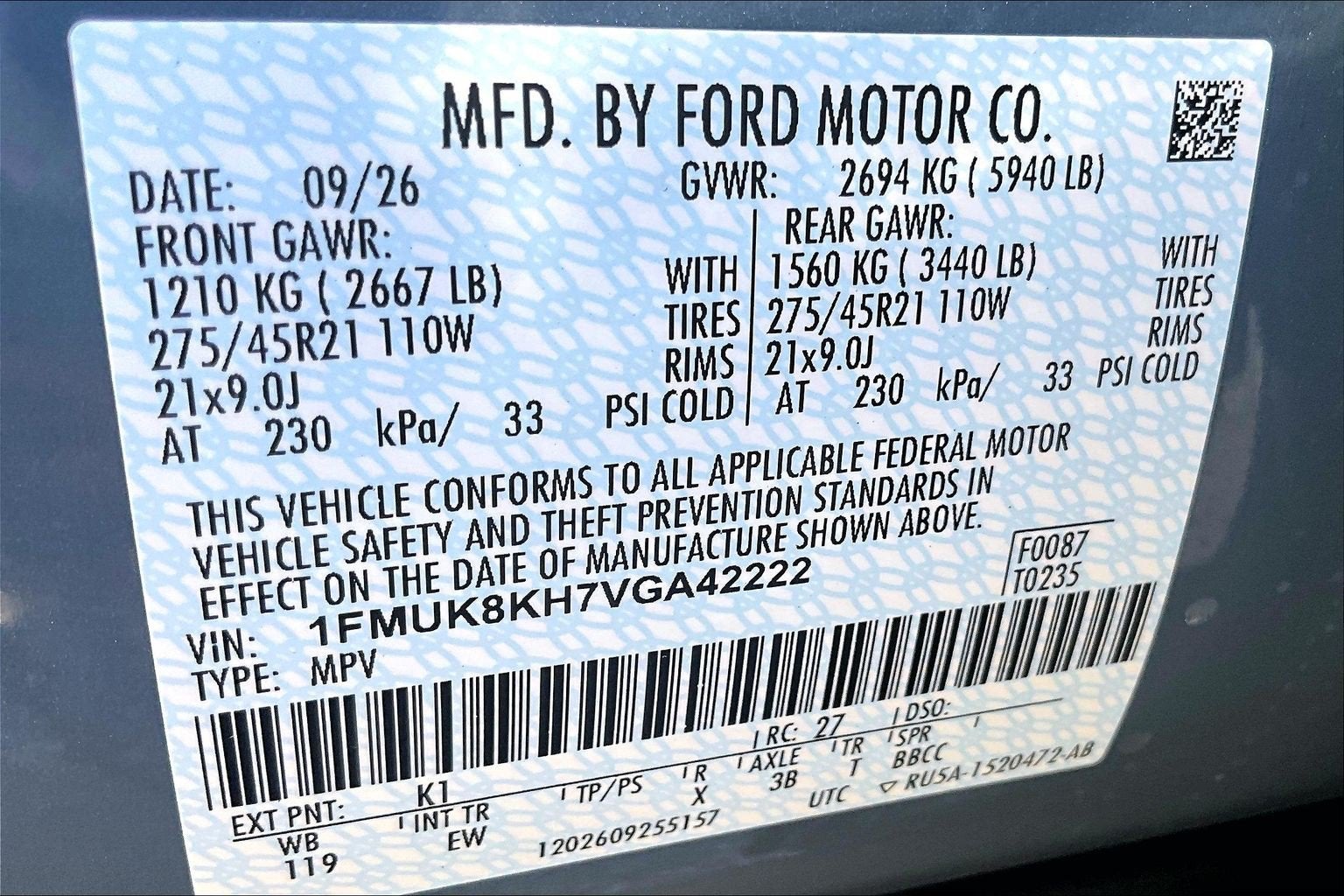 2027 Ford Explorer ST-Line
