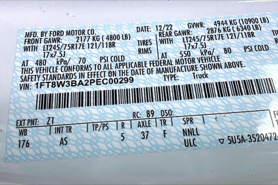 2023 Ford Super Duty F-350 SRW XL CREW LONG BED