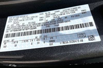2026 Ford Super Duty F-350 SRW LARIAT