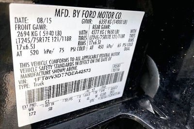 2016 Ford Super Duty F-350 DRW Lariat