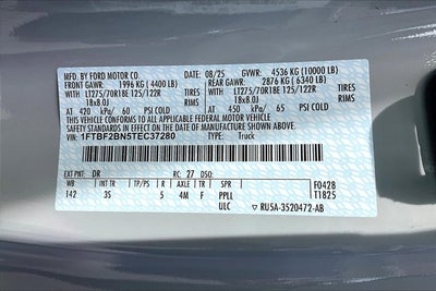 2026 Ford Super Duty F-250 SRW XLT