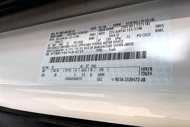 2026 Ford Transit Cargo Van 250