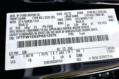 2023 Ford F-150 XLT FX4 PANO ROOF HIGH PACKAGE