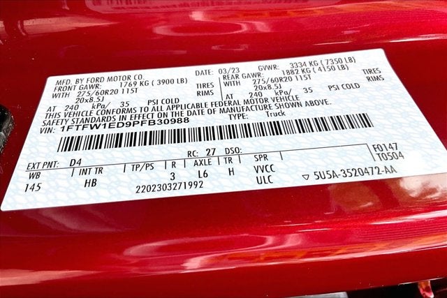 2023 Ford F-150 LARIAT