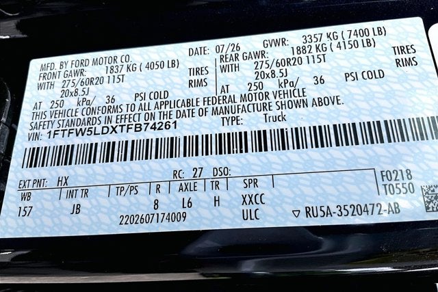 2026 Ford F-150 LARIAT
