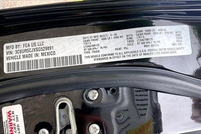 2025 RAM 2500 Tradesman