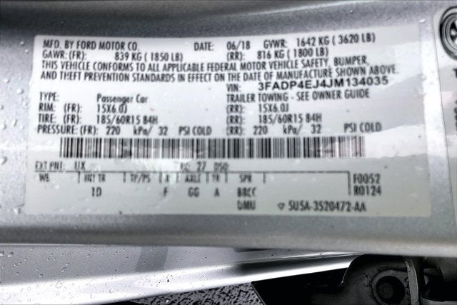 2018 Ford Fiesta SE