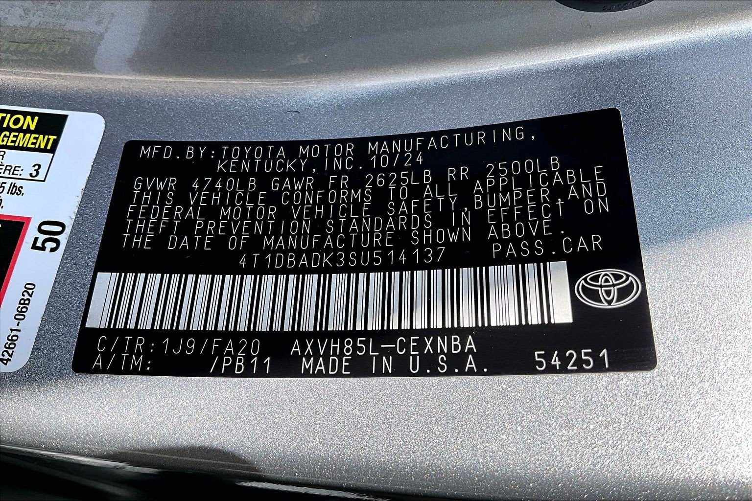 2025 Toyota Camry Base