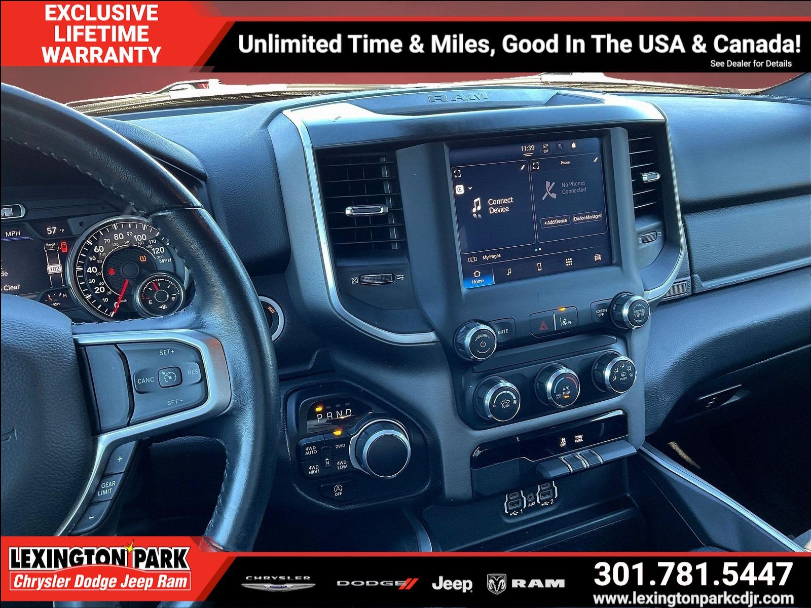 2022 RAM 1500 Big Horn Crew Cab 4x4 5'7' Box