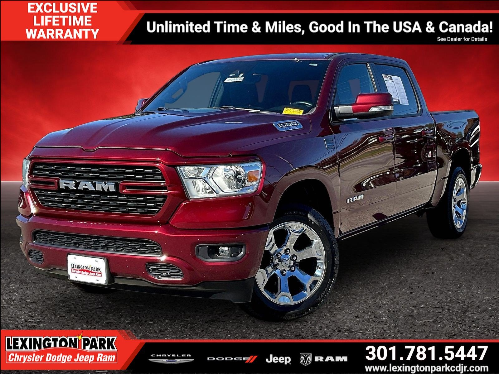 2022 RAM 1500 Big Horn Crew Cab 4x4 5'7' Box