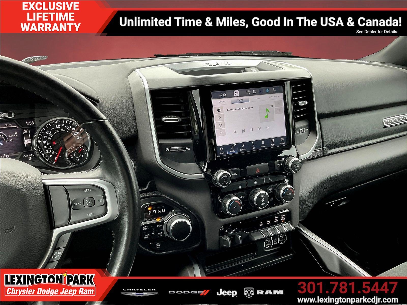 2022 RAM 1500 Big Horn Crew Cab 4x4 5'7' Box