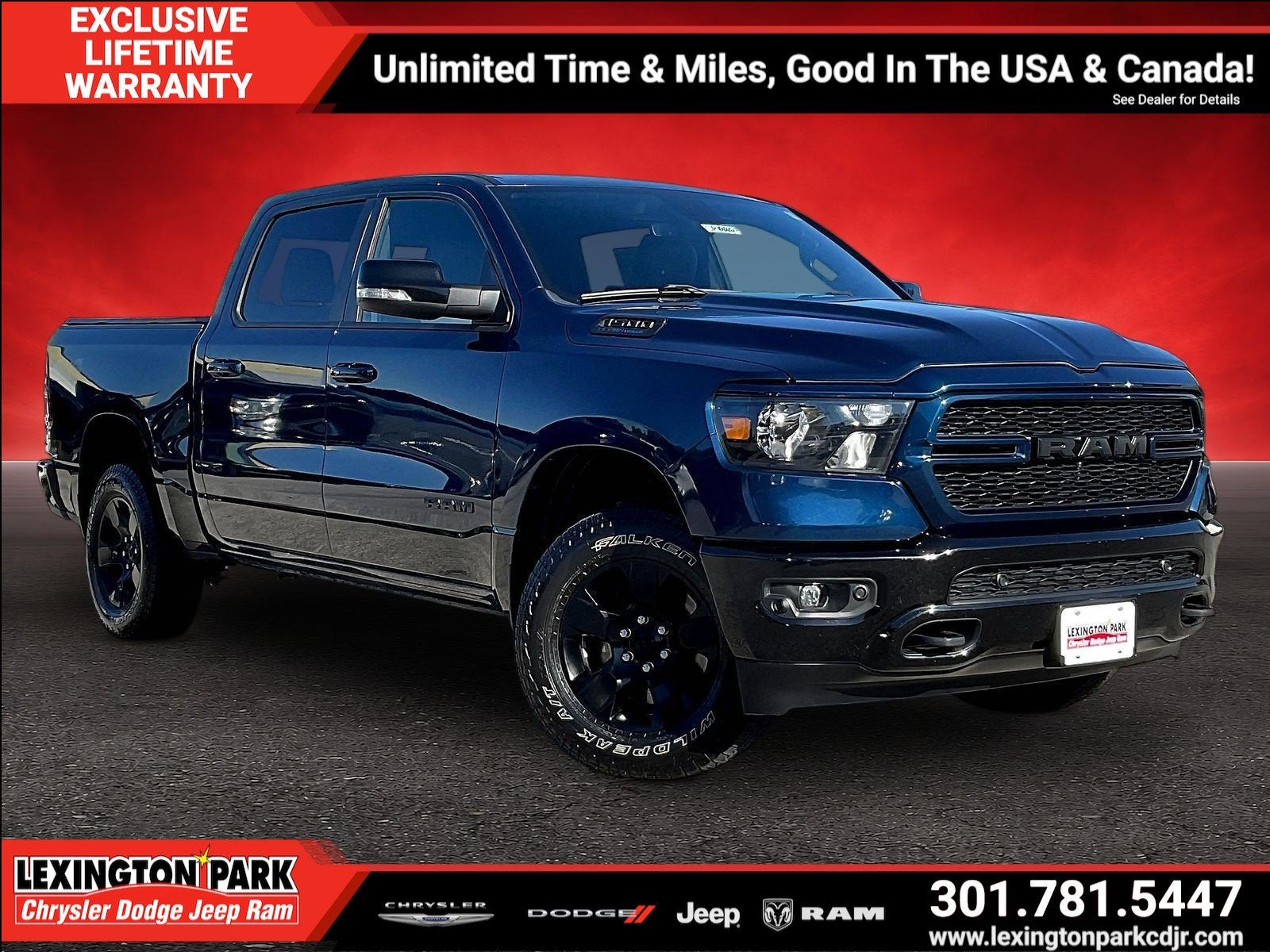 2022 RAM 1500 Big Horn Crew Cab 4x4 5'7' Box