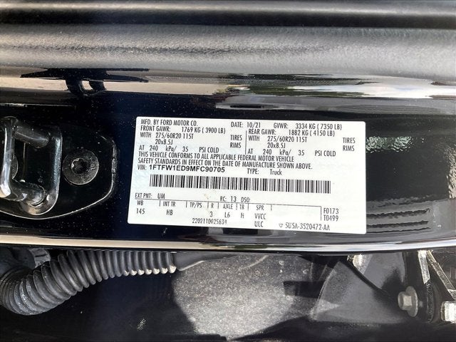 2021 Ford F-150 LARIAT