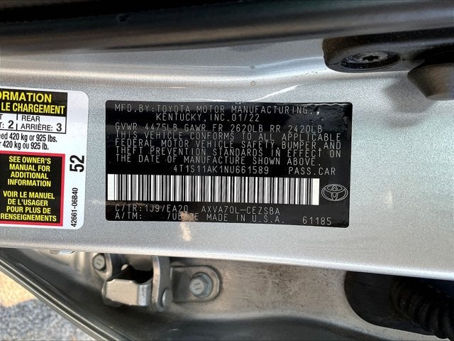 2022 Toyota Camry SE