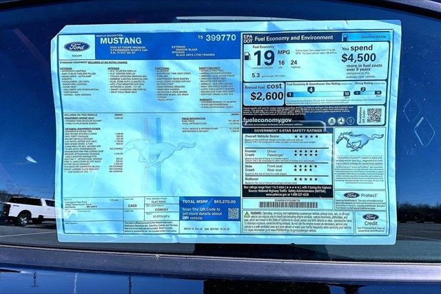 2026 Ford Mustang GT Premium Fastback