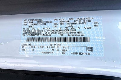 2026 Ford Transit Passenger Wagon 350