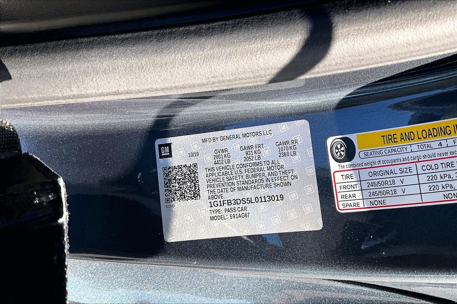 2020 Chevrolet Camaro 1LT
