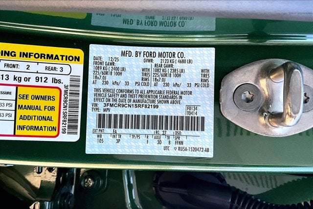 2025 Ford Bronco Sport Outer Banks