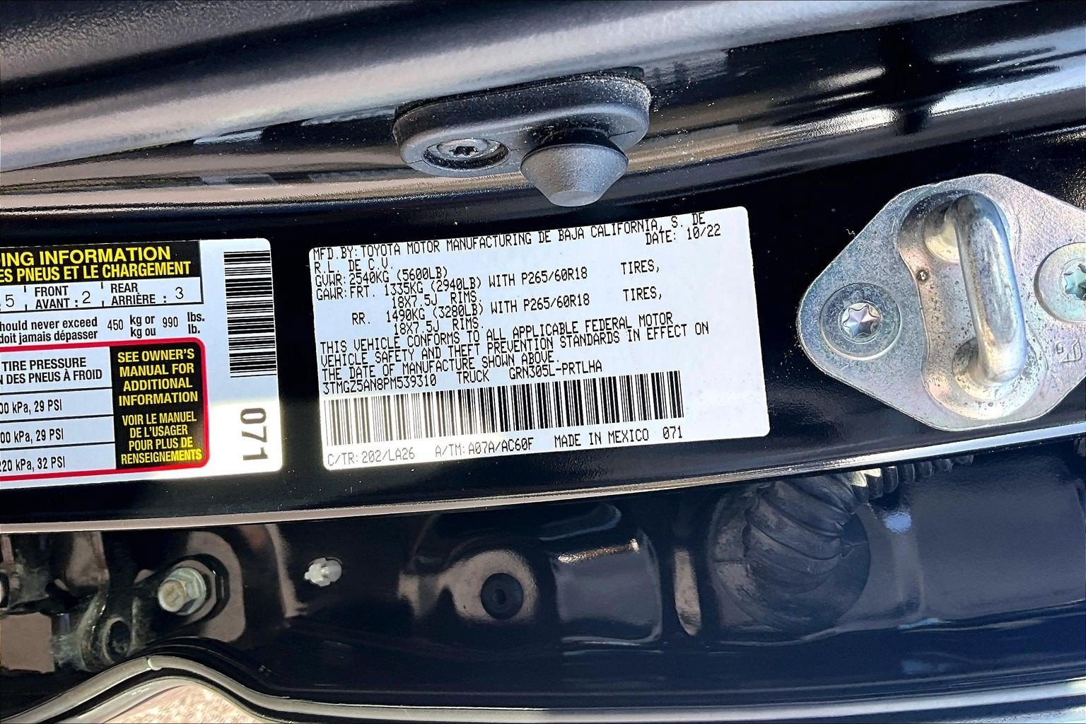 2023 Toyota Tacoma 4WD Limited
