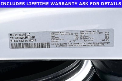 2024 RAM ProMaster 2500 Cargo Van Tradesman High Roof 159' WB w/Pass Seat