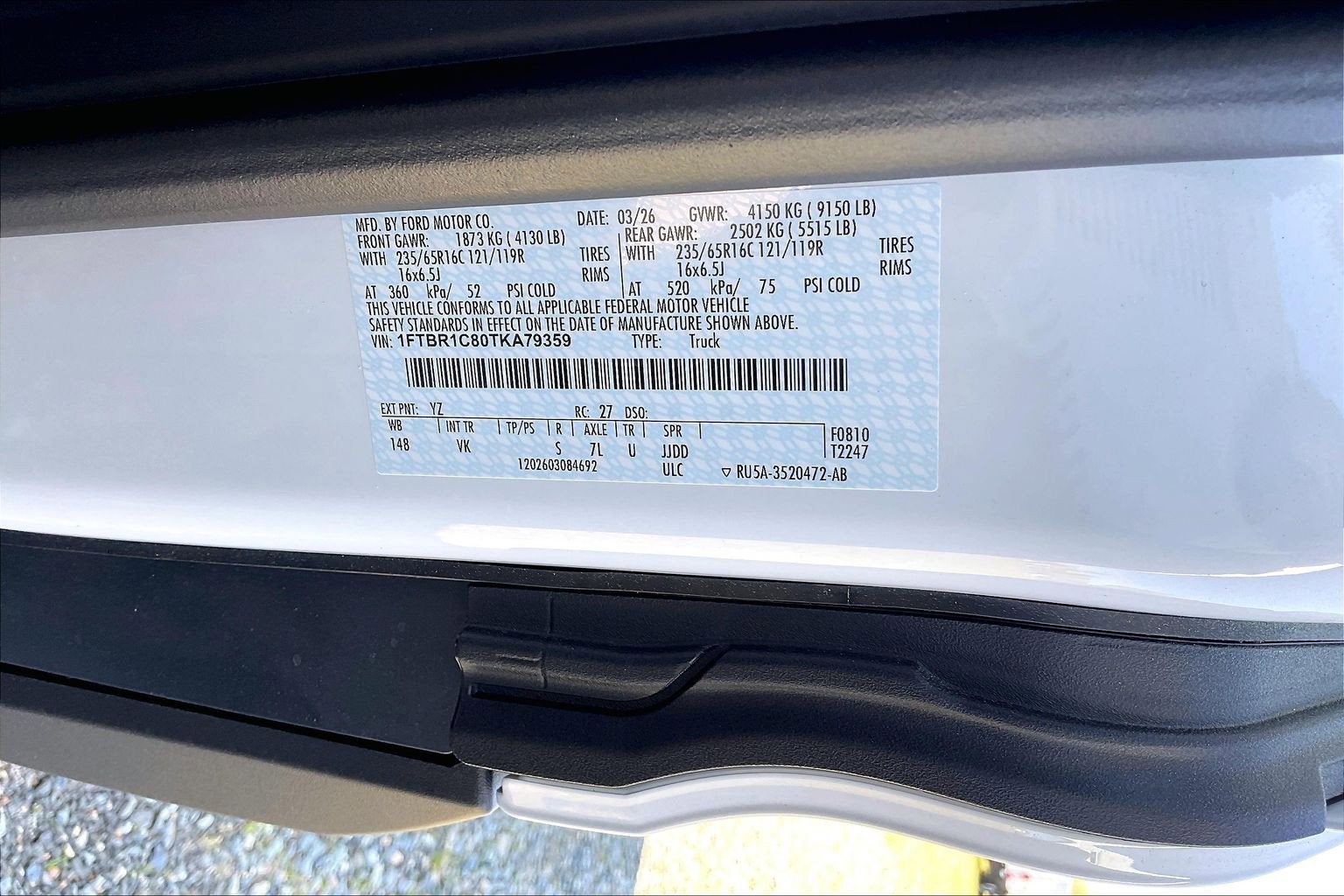 2026 Ford Transit Cargo Van 250