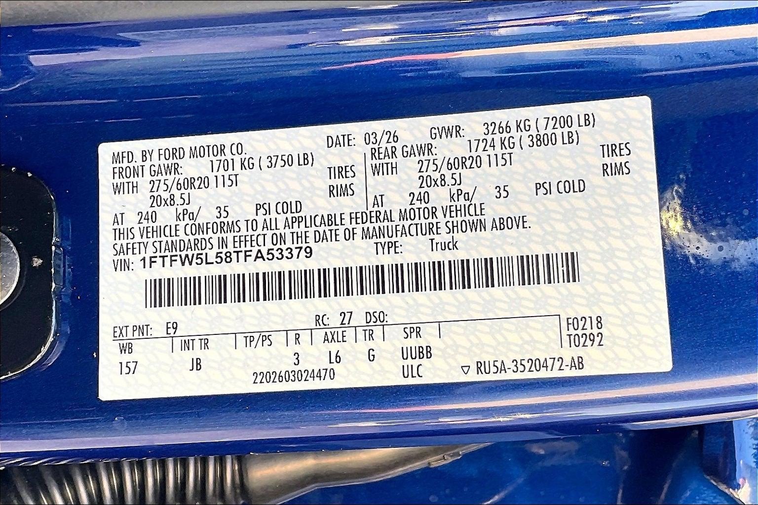 2026 Ford F-150 LARIAT
