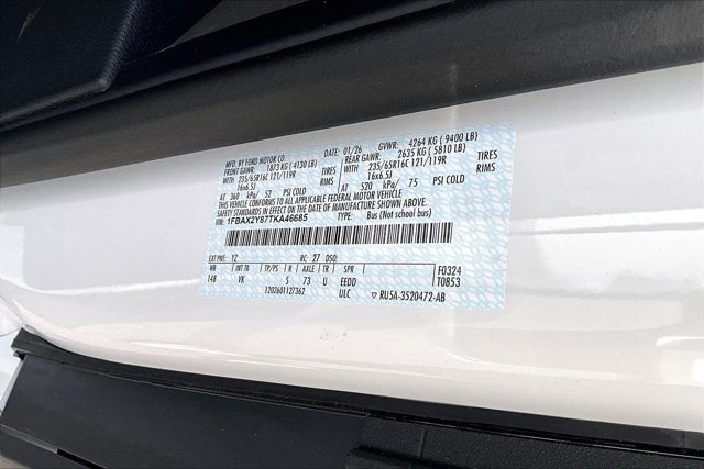 2026 Ford Transit Passenger Wagon 350