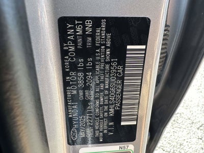 2025 Hyundai Elantra SEL Convenience
