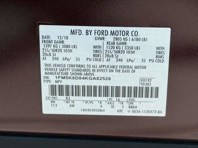 2019 Ford Explorer XLT