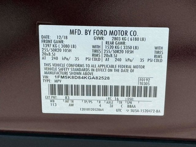 2019 Ford Explorer XLT