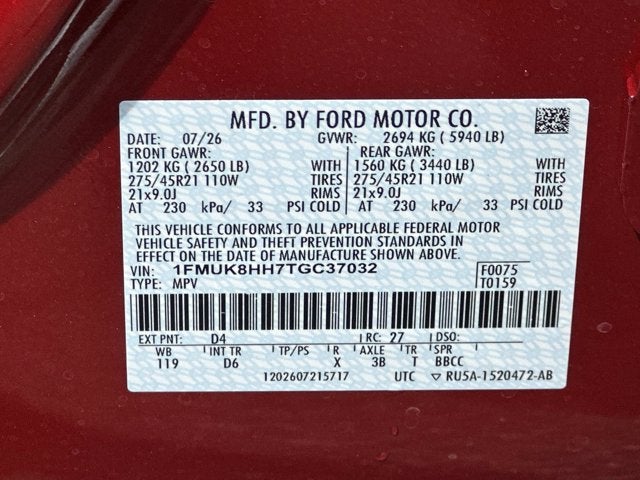 2026 Ford Explorer Platinum