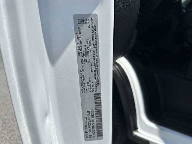 2025 RAM ProMaster Cargo Van Tradesman