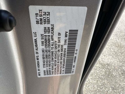 2020 Honda Odyssey Touring