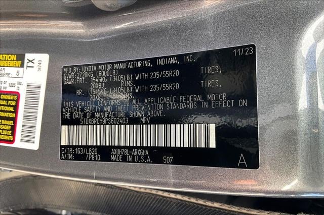 2023 Toyota Highlander Hybrid Hybrid Limited