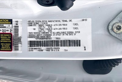 2023 Toyota Tundra 4WD SR