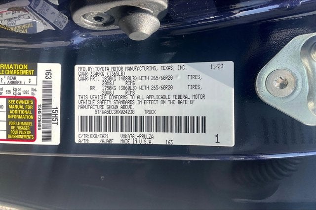 2024 Toyota Tundra 4WD Base