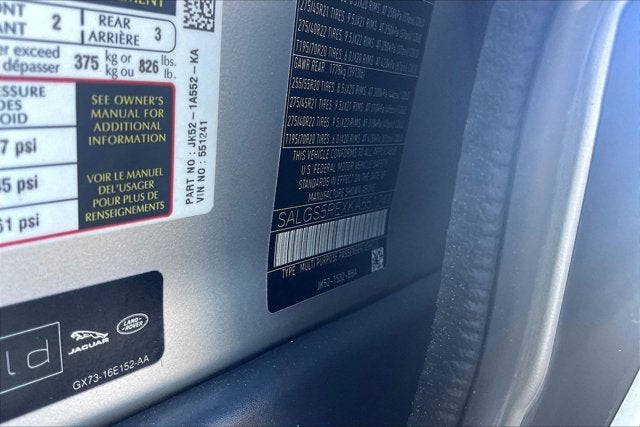 2019 Land Rover Range Rover V8 Supercharged LWB