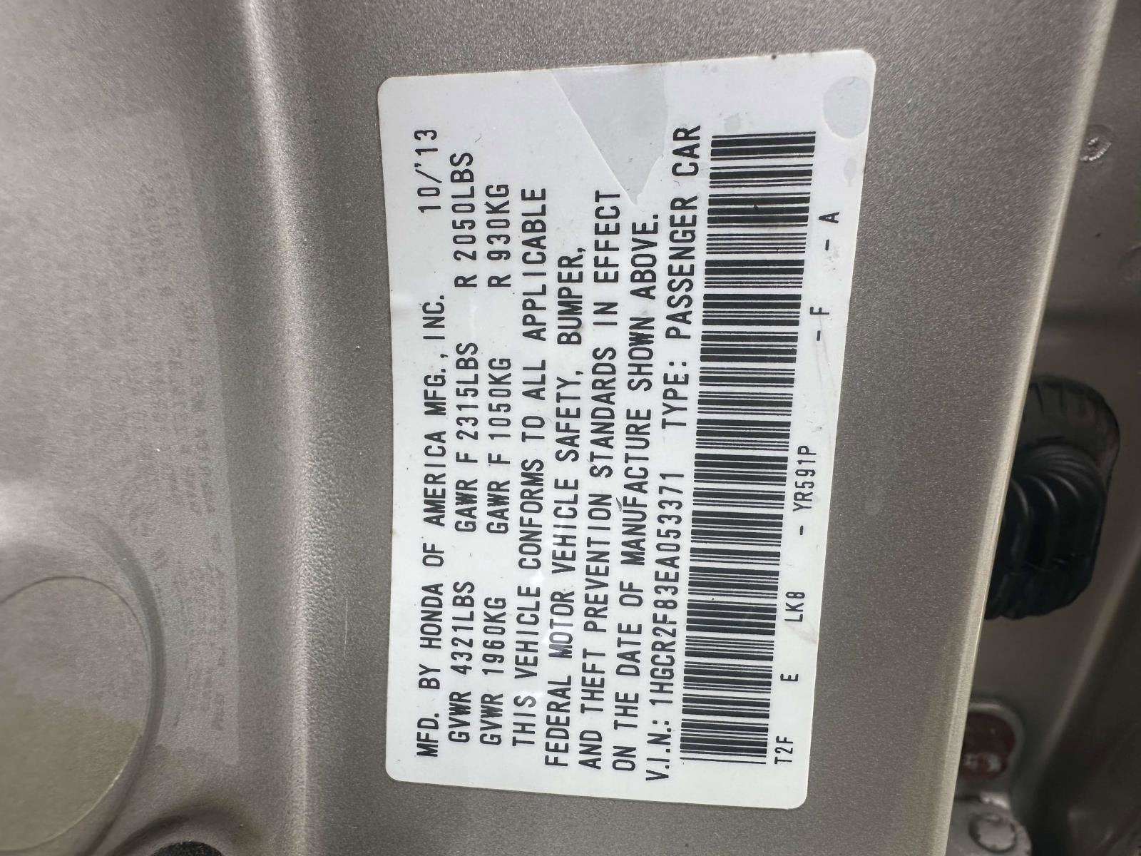 2014 Honda Accord Sedan EX-L