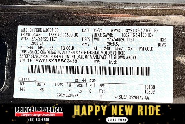 2024 Ford F-150 LARIAT