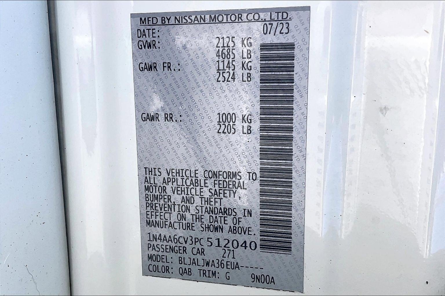 2023 Nissan Maxima SV