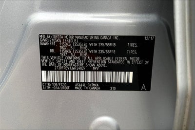 2018 Toyota RAV4 Adventure