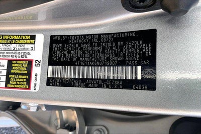 2022 Toyota Camry Base